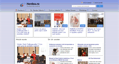 Desktop Screenshot of herdea.ro