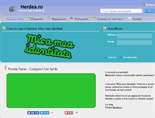 Tablet Screenshot of concurs.herdea.ro